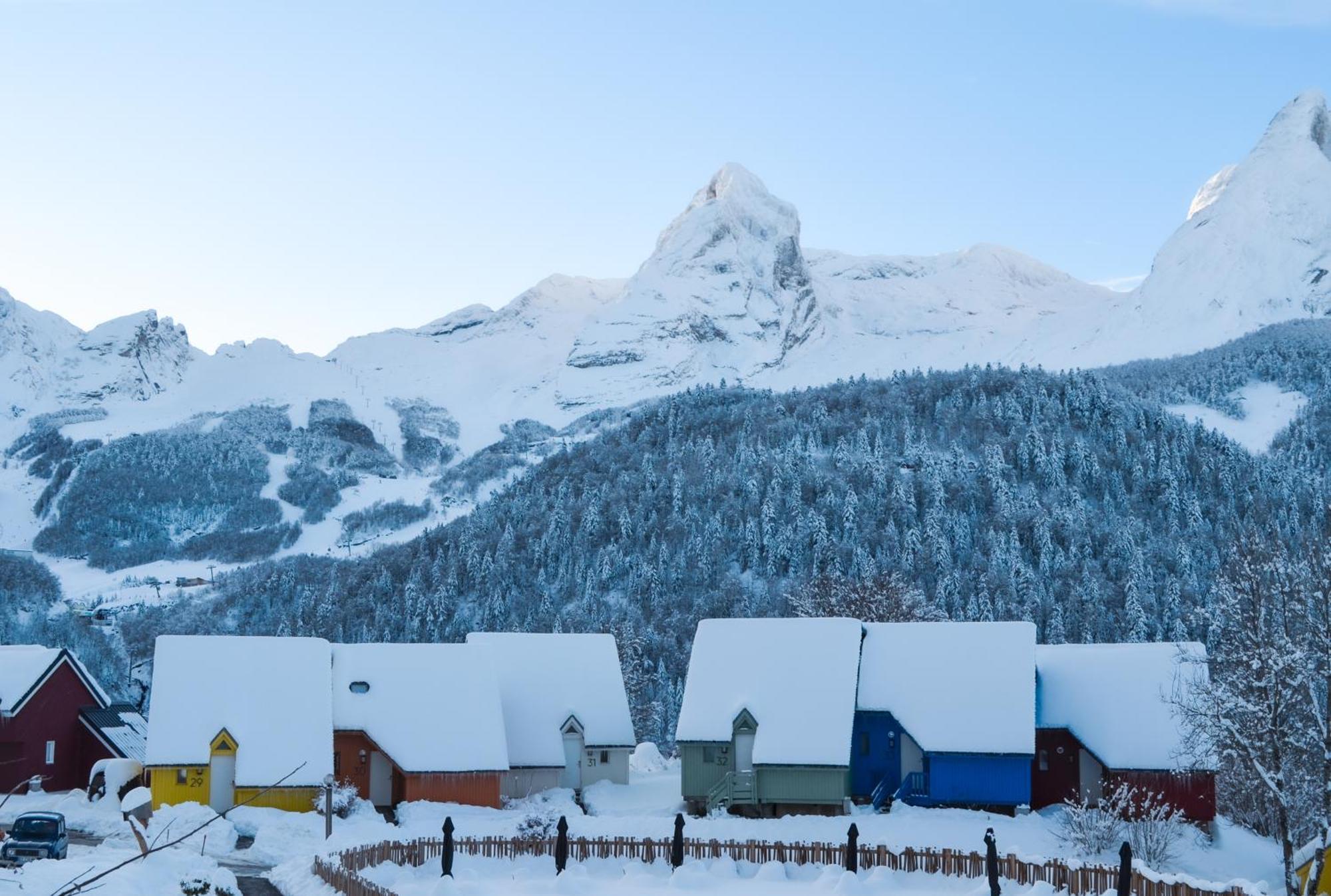 Iskoe Chalets-Hoetel, Col D'Aubisque Гурет Экстерьер фото